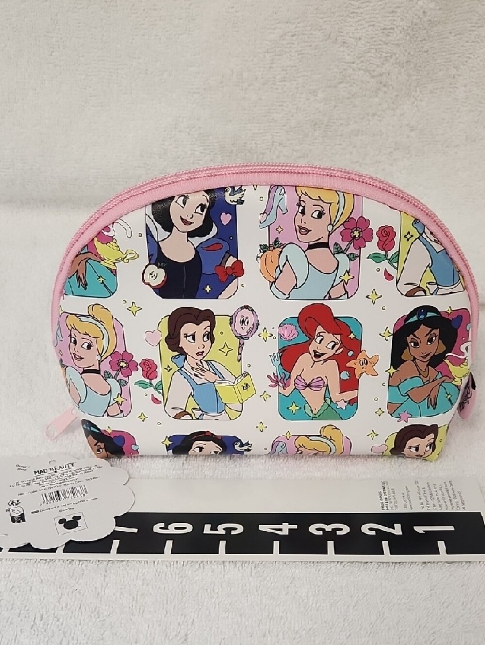 Disney Pink Multicolor Princess Cosmetic Bag - Picture 3 of 5